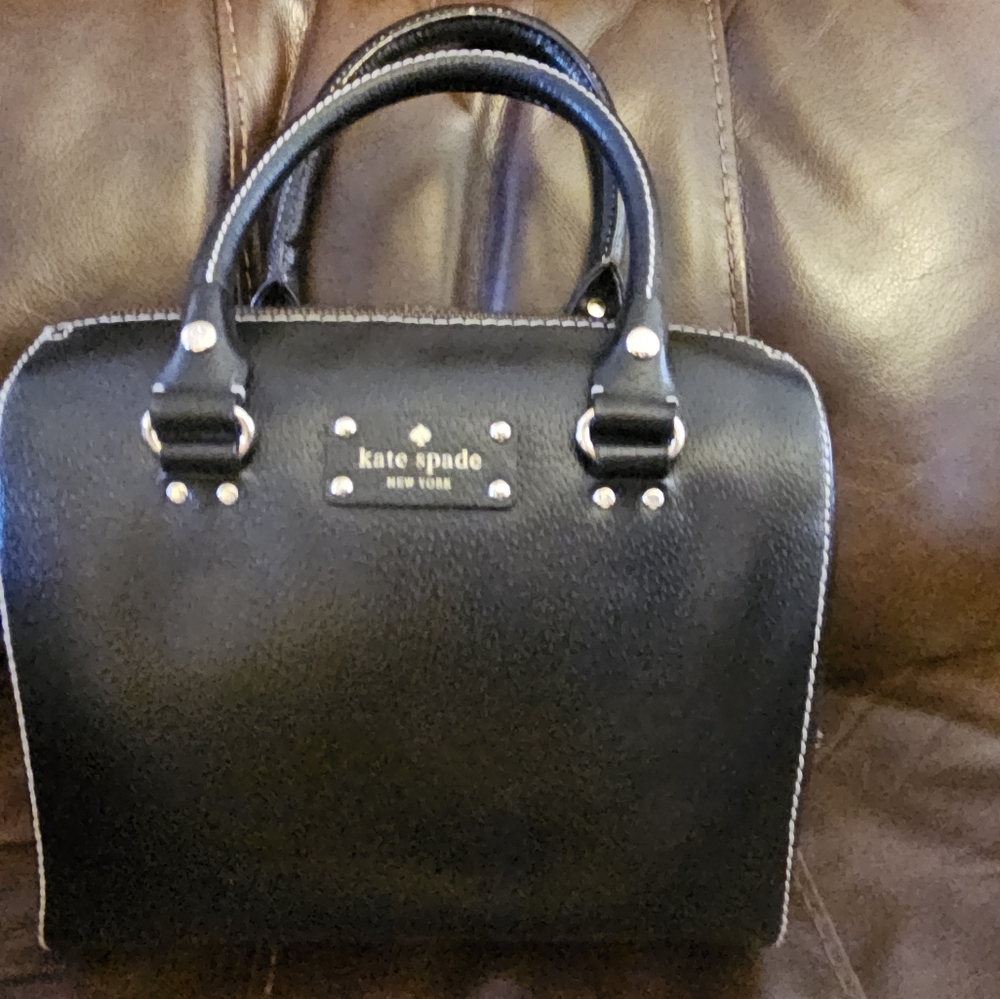 Kate Spade leather bag, black